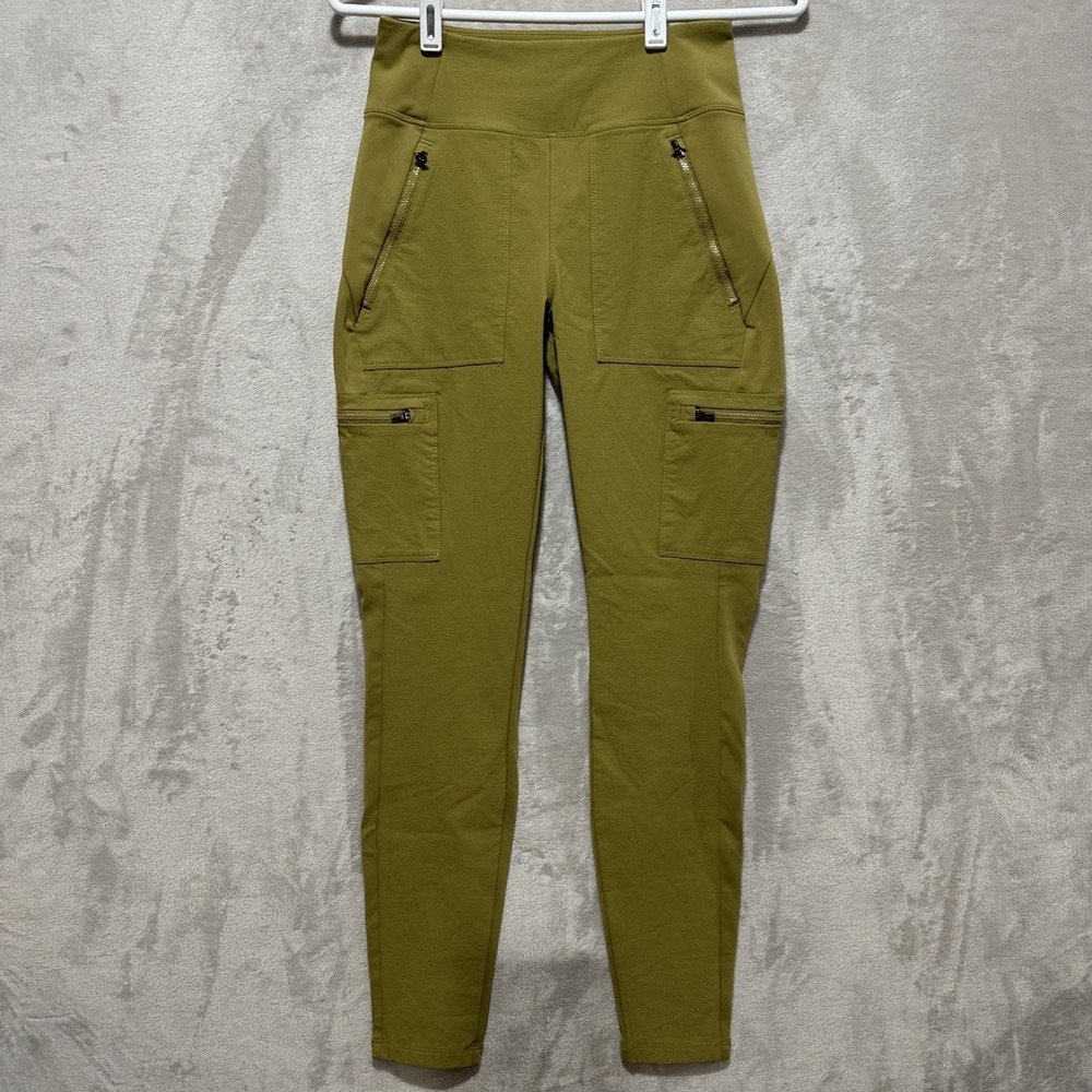 ATHLETA Headlands Hybrid Cargo II Tights Women's Size 2 Green